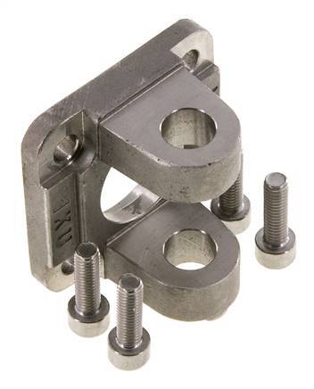 Horquilla Hembra 40 mm ISO 15552 ISO 21287 Acero inoxidable 316 (1.4401)