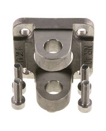 Horquilla Hembra 40 mm ISO 15552 ISO 21287 Acero inoxidable 316 (1.4401)