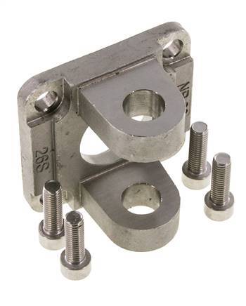 Horquilla Hembra 63 mm ISO 15552 ISO 21287 Acero inoxidable 316 (1.4401)