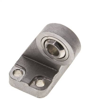 Horquilla esférica macho acodada 32 mm ISO 15552 y 21287 Acero inoxidable 316 (1.4401)