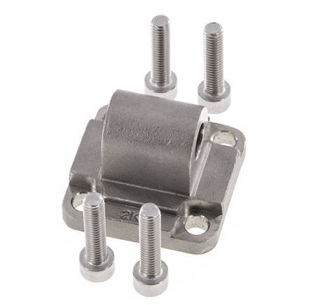 Horquilla Macho 32 mm ISO 15552 ISO 21287 Acero inoxidable 316 (1.4401)