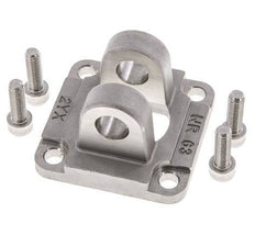 Horquilla Hembra 63 mm ISO 15552 ISO 21287 Acero inoxidable 316 (1.4401)