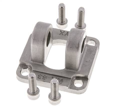 Horquilla Hembra 63 mm ISO 15552 ISO 21287 Acero inoxidable 316 (1.4401)