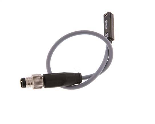Sensor de posición 2 hilos M8 0,2 m 10-75 V CC/10-60 V CA Ranura en T 5 mm