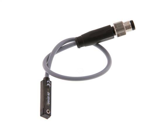 Sensor de posición 2 hilos M8 0,2 m 10-75 V CC/10-60 V CA Ranura en T 5 mm