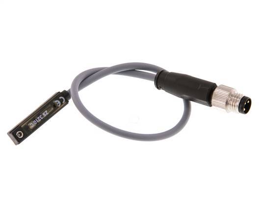 Sensor de posición 2 hilos M8 0,2 m 10-75 V CC/10-60 V CA Ranura en T 5 mm