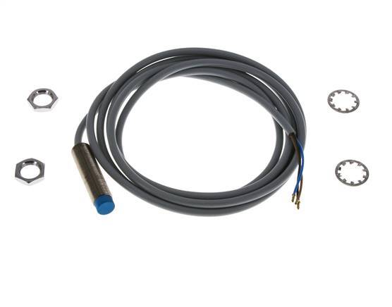 Detector de proximidad inductivo 4mm M12x1 con cable 2m