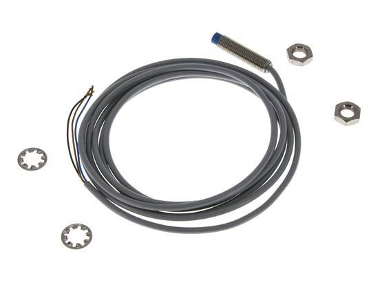 Detector de proximidad inductivo 2,5mm M8x1 con cable 2m
