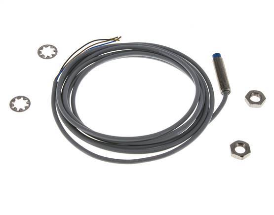 Detector de proximidad inductivo 2,5mm M8x1 con cable 2m