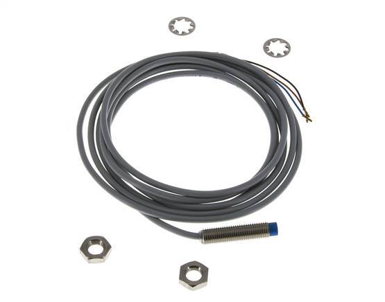 Detector de proximidad inductivo 2,5mm M8x1 con cable 2m