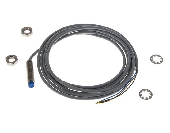 Detector de proximidad inductivo 2,5mm M8x1 con cable 2m