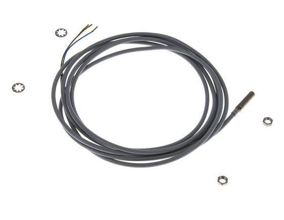 Detector de proximidad inductivo 0,8mm M5x0,5 con cable 2m