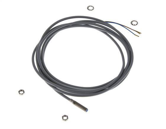 Detector de proximidad inductivo 0,8mm M5x0,5 con cable 2m