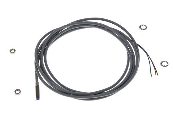 Detector de proximidad inductivo 0,8mm M5x0,5 con cable 2m