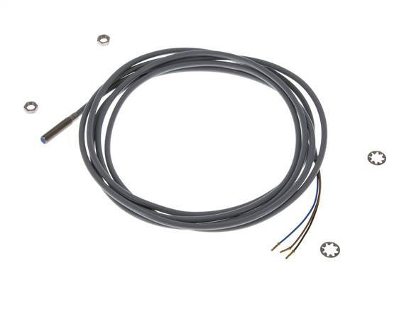 Detector de proximidad inductivo 0,8mm M5x0,5 con cable 2m
