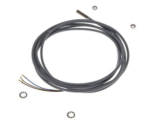 Detector de proximidad inductivo 0,8mm M5x0,5 con cable 2m
