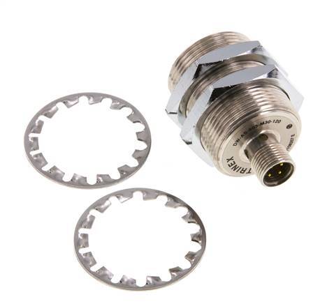 Detector de proximidad inductivo 10mm M30x1,5 M12 (4 polos)