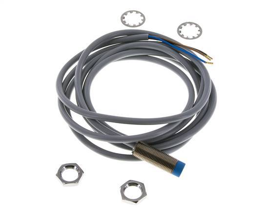 Detector de proximidad inductivo 4mm M12x1 con cable 2m