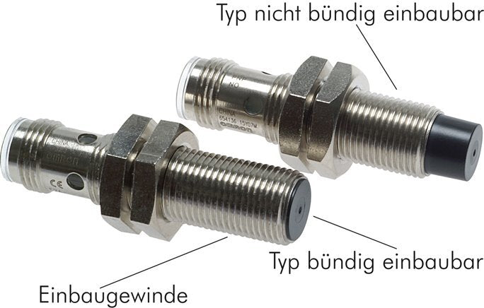 Detector de proximidad inductivo 8mm M12x1 con cable 2m