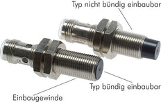 Detector de proximidad inductivo 8mm M12x1 con cable 2m