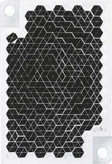 Reflector rectangular 60,3x51,4 mm