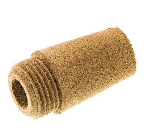 G1/2'' Bronce Sinterizado Silenciador Neumático Ranura de Tornillo