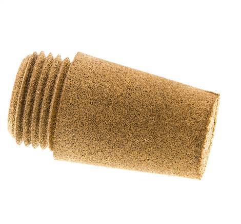 G1/2'' Bronce Sinterizado Silenciador Neumático Ranura de Tornillo