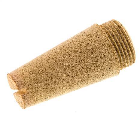 G3/4'' Bronce Sinterizado Silenciador Neumático Ranura de Tornillo