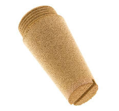 G3/4'' Bronce Sinterizado Silenciador Neumático Ranura de Tornillo