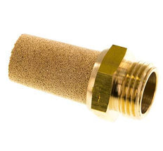 Silenciador Neumático de Bronce Sinterizado G1/2'' Conexión de Latón [2 Piezas]
