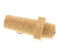 Silenciador Neumático de Bronce Sinterizado G1/8'' Conexión Hexagonal [5 Piezas]