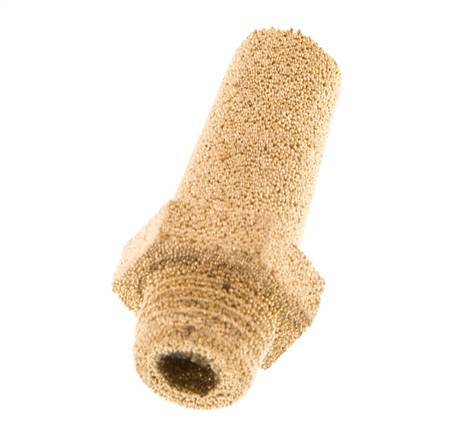 Silenciador Neumático de Bronce Sinterizado G1/8'' Conexión Hexagonal [5 Piezas]