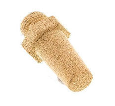 Silenciador Neumático de Bronce Sinterizado G1/8'' Conexión Hexagonal [5 Piezas]