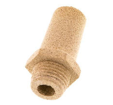 Silenciador Neumático de Bronce Sinterizado G1/4'' Conexión Hexagonal [2 Piezas]