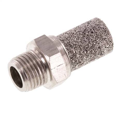 Silenciador Neumático de Acero Inoxidable NPT 1/8''