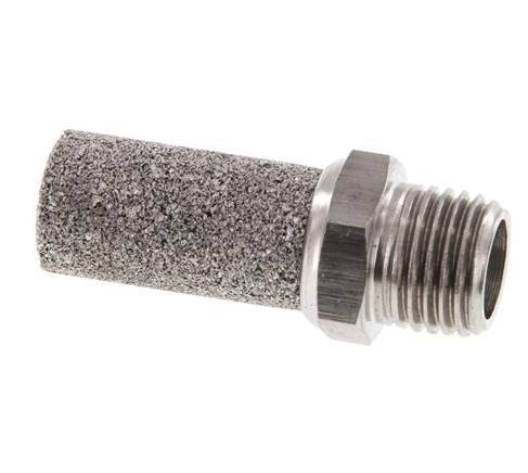 Silenciador Neumático de Acero Inoxidable NPT 1/4''