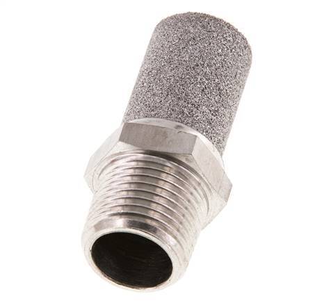 Silenciador Neumático de Acero Inoxidable NPT 1/2''
