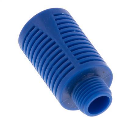 Silenciador Neumático de Plástico G1/8'' Autolimpieza Elementos de Relleno de Granulado [5 Piezas]