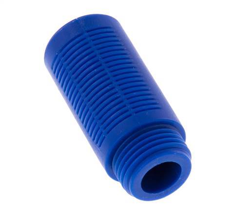 Silenciador Neumático de Plástico G1/2'' Autolimpieza Elementos de Relleno de Granulado [2 Piezas]