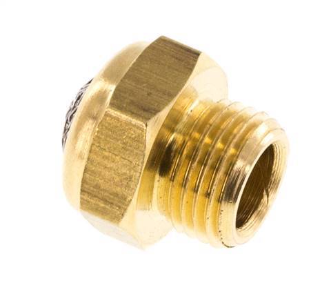 Silenciador Neumático Compacto de Latón G1/8'' 1.4301 Malla Metálica [5 Piezas]