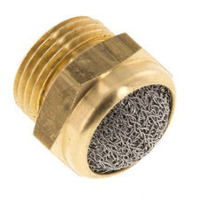 Silenciador Neumático Compacto de Latón G3/8'' 1.4301 Malla Metálica [2 Piezas]