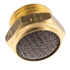 Silenciador Neumático Compacto de Latón G1/2'' 1.4301 Malla Metálica [2 Piezas]