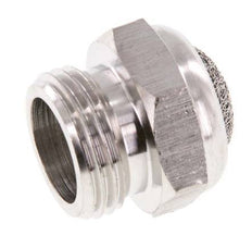 Silenciador Neumático Compacto de Acero Inoxidable G3/8'' 1.4301 Malla Metálica