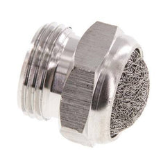 Silenciador Neumático Compacto de Acero Inoxidable G3/8'' 1.4301 Malla Metálica
