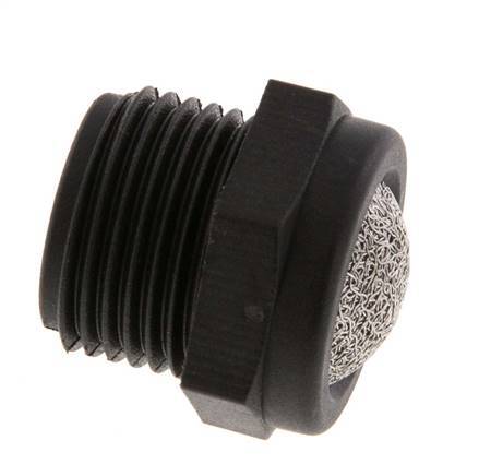 Silenciador Neumático Compacto G3/8'' PA 1.4301 Malla Metálica [2 Piezas]