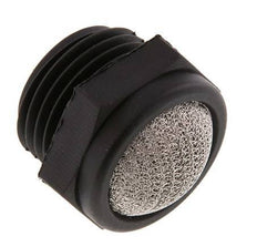 G1/2'' PA Silenciador Neumático Compacto 1.4301 Malla [2 Piezas]
