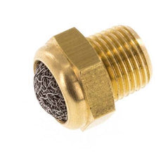 Silenciador Neumático Compacto de Latón NPT 1/8'' 1.4301 Malla Metálica [5 Piezas]