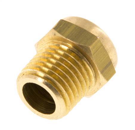 Silenciador Neumático Compacto de Latón NPT 1/4'' 1.4301 Malla Metálica [5 Piezas]