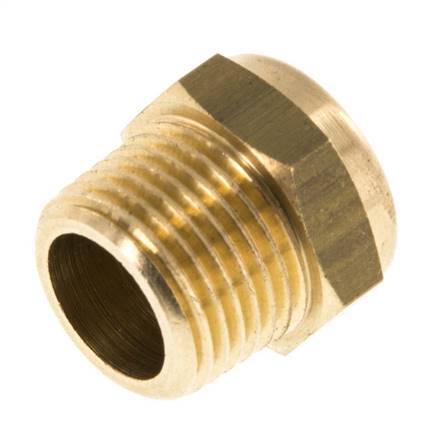 Silenciador Neumático Compacto de Latón NPT 3/8'' 1.4301 Malla Metálica [2 Piezas]