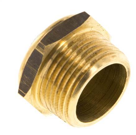 Silenciador Neumático Compacto de Latón NPT 3/4'' 1.4301 Malla Metálica